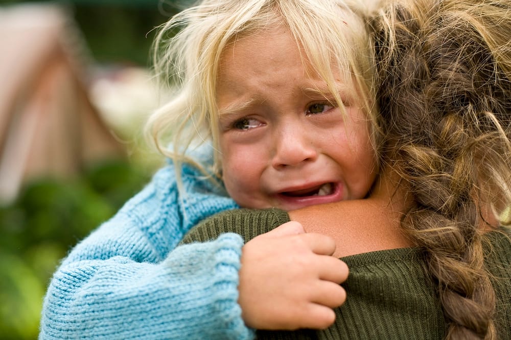 Girl crying